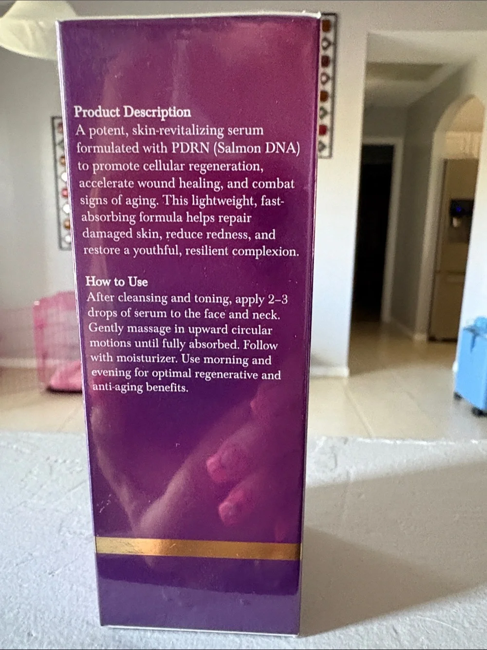 Dynamic Gemstone PDRN + EGF Regenerating Shield Serum - Purple